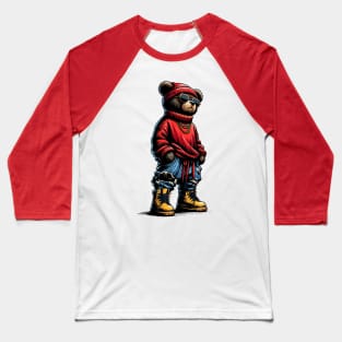 Streetwear Bear Baseball T-Shirt